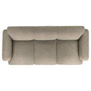 Dorset 3-piece Upholstered Round Track Arm Sofa Set Brown - detail 6