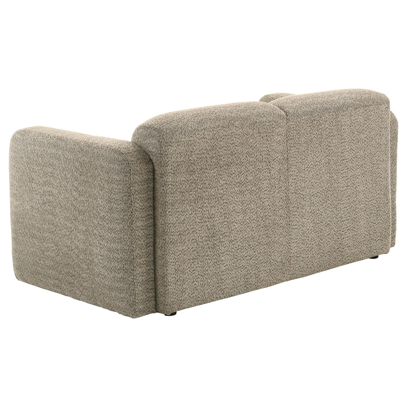 Dorset 3-piece Upholstered Round Track Arm Sofa Set