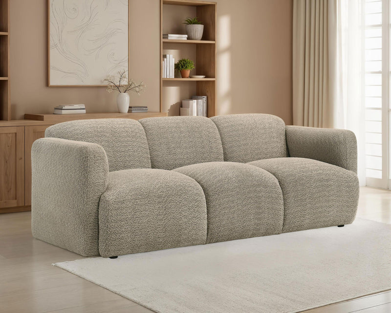 Dorset Fabric Upholstered Round Track Arm Sofa