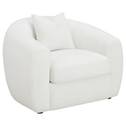 Isabella 3-piece Faux Sheepskin Upholstered Sofa Set Natural - detail 9