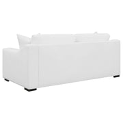 Ashlyn 2-piece Upholstered Sloped Arm Sofa Set White - detail 5