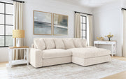 Blaine Upholstered Reversible Chaise Sectional Sofa Sand