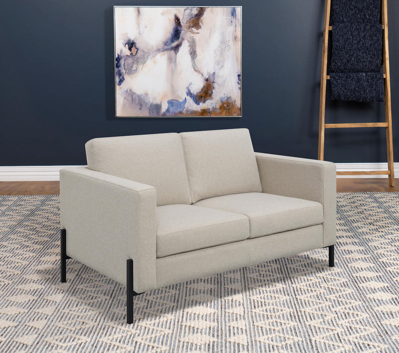 Tilly Upholstered Track Arm Loveseat