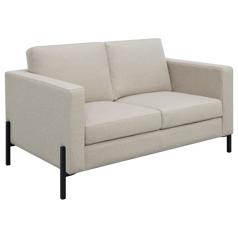 Tilly Upholstered Track Arm Loveseat