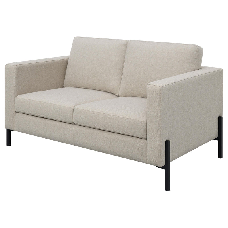 Tilly Upholstered Track Arm Loveseat