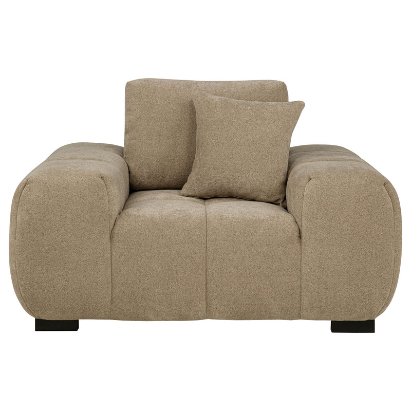 Octavia Upholstered Track Arm Accent Chair