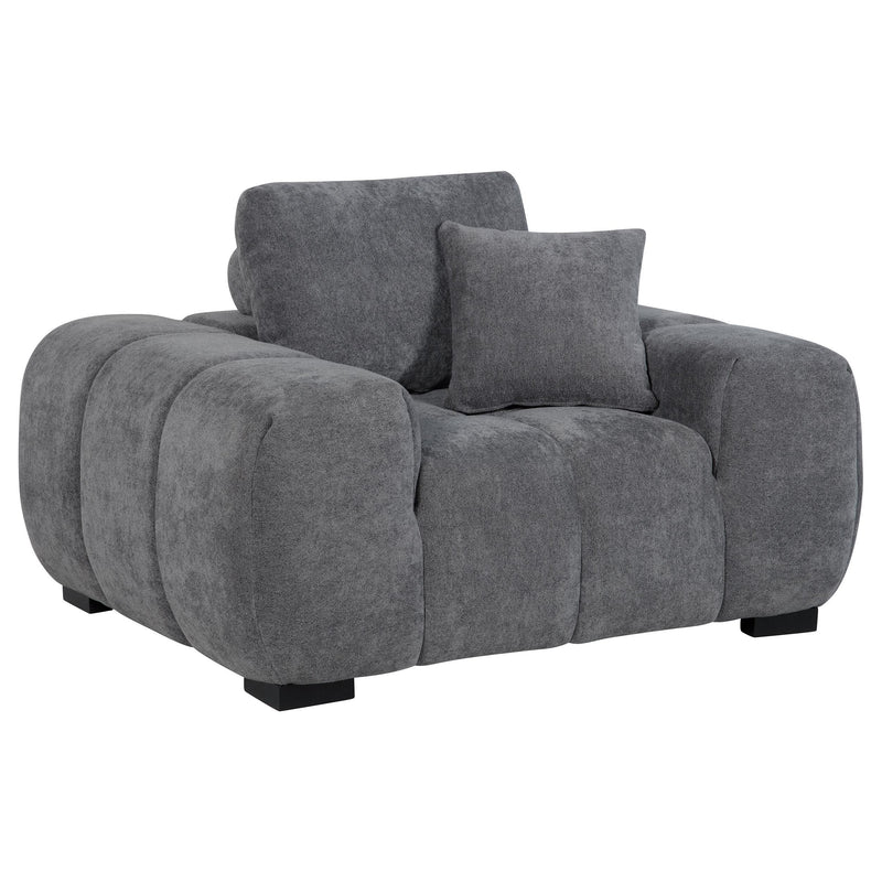 Octavia Upholstered Track Arm Accent Chair