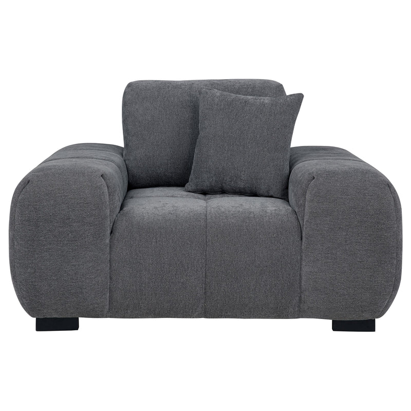 Octavia Upholstered Track Arm Accent Chair