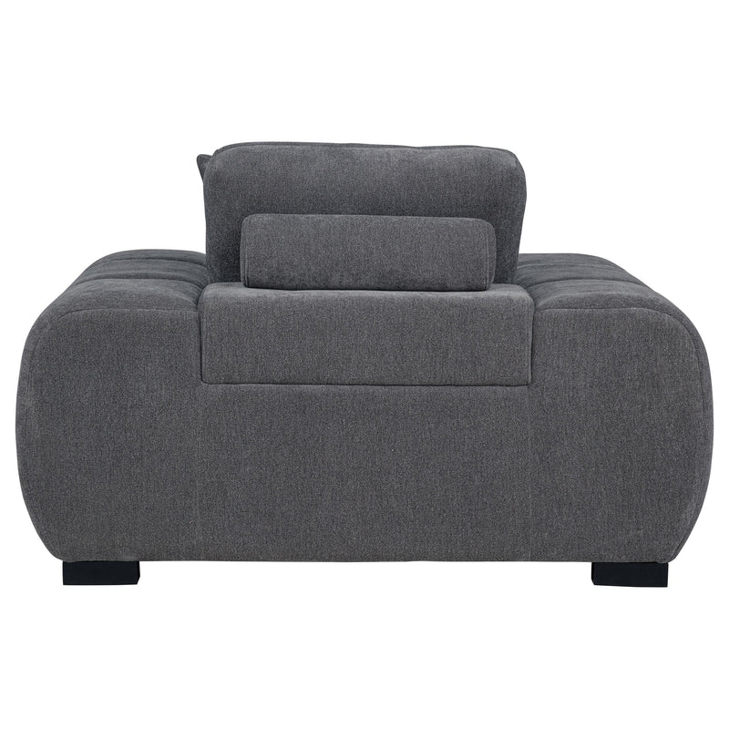 Octavia Upholstered Track Arm Accent Chair