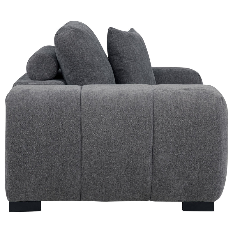 Octavia Upholstered Track Arm Accent Chair