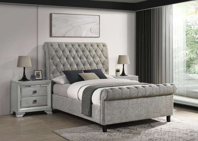 Crownmark Kate Bed - Light Grey