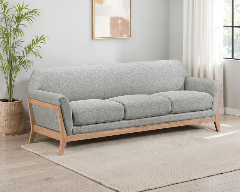 Vaughn Fabric Upholstered Flared Arm Sofa