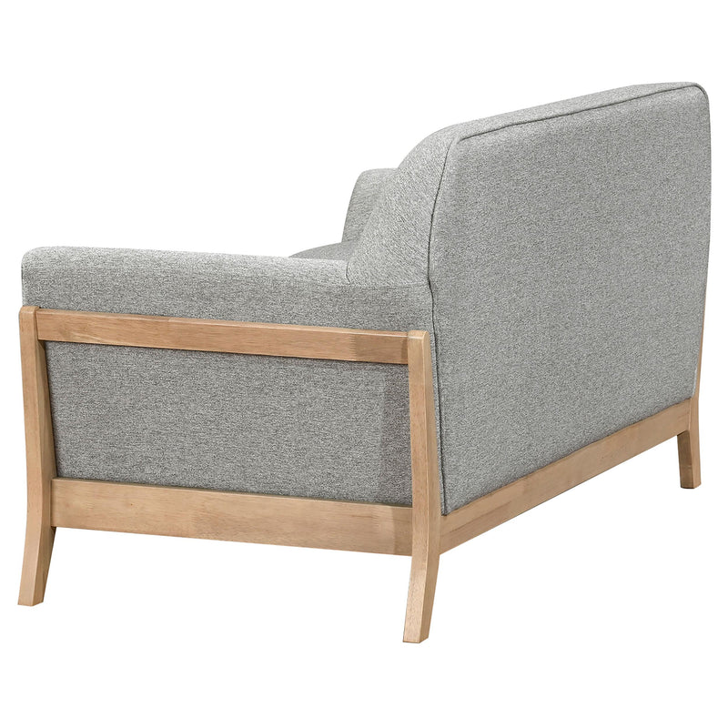 Vaughn Fabric Upholstered Flared Arm Loveseat