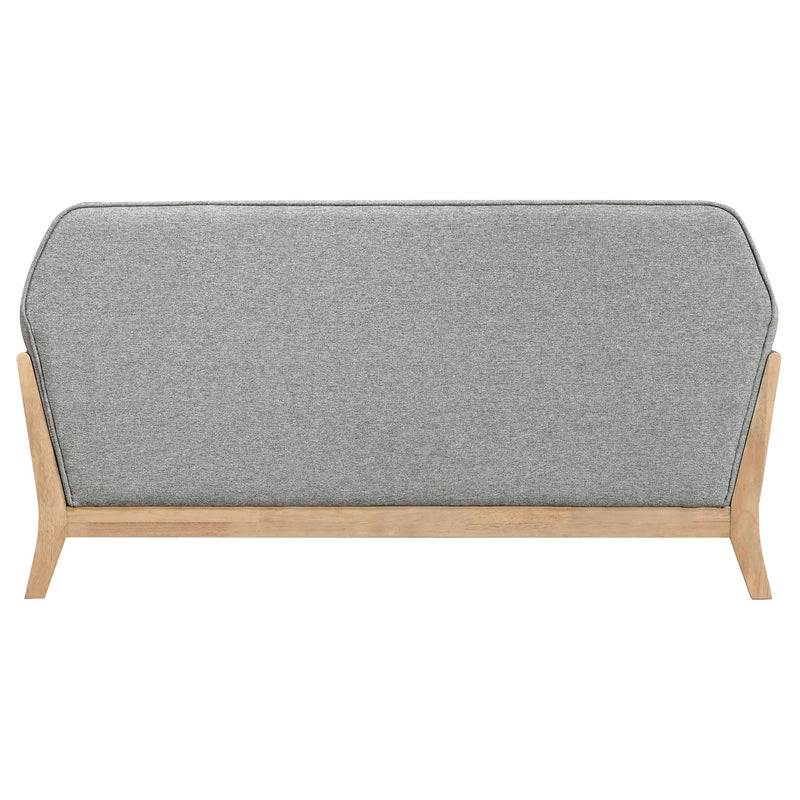 Vaughn Fabric Upholstered Flared Arm Loveseat