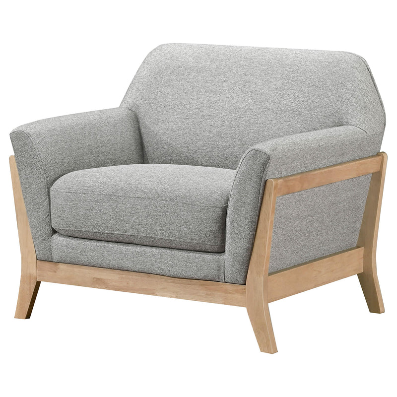 Vaughn Fabric Upholstered Flared Arm Accent Chair