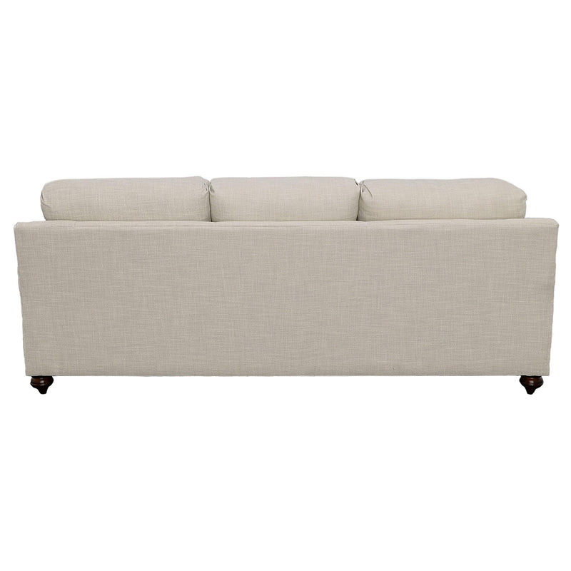 Glenn 3-piece Upholstered Sofa Set Light Grey and