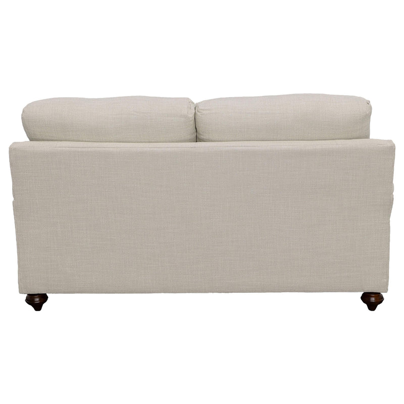 Glenn 3-piece Upholstered Sofa Set Light Grey and