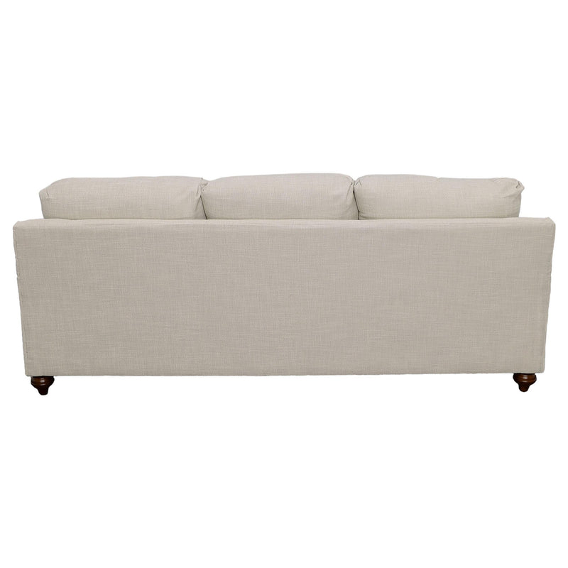 Glenn 2-piece Upholstered Sofa Set Light Grey and