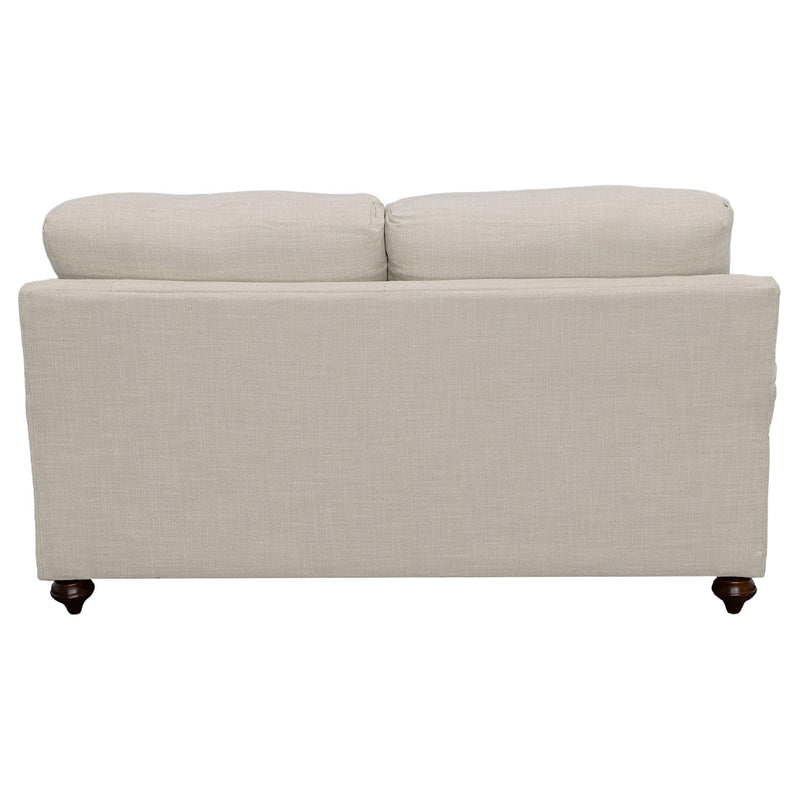 Glenn 2-piece Upholstered Sofa Set Light Grey and