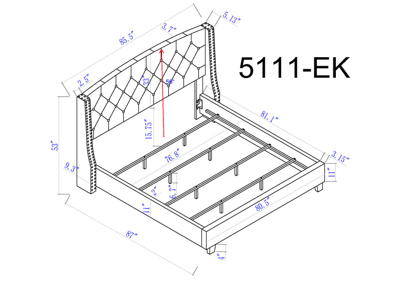 Eva Bed - Black