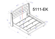 Crownmark Eva Bed - Black