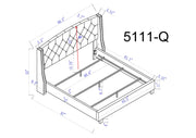 Crownmark Eva Bed - Black