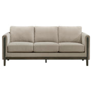 Islington 3-piece Upholstered Panel Arm Sofa Set Taupe - detail 4