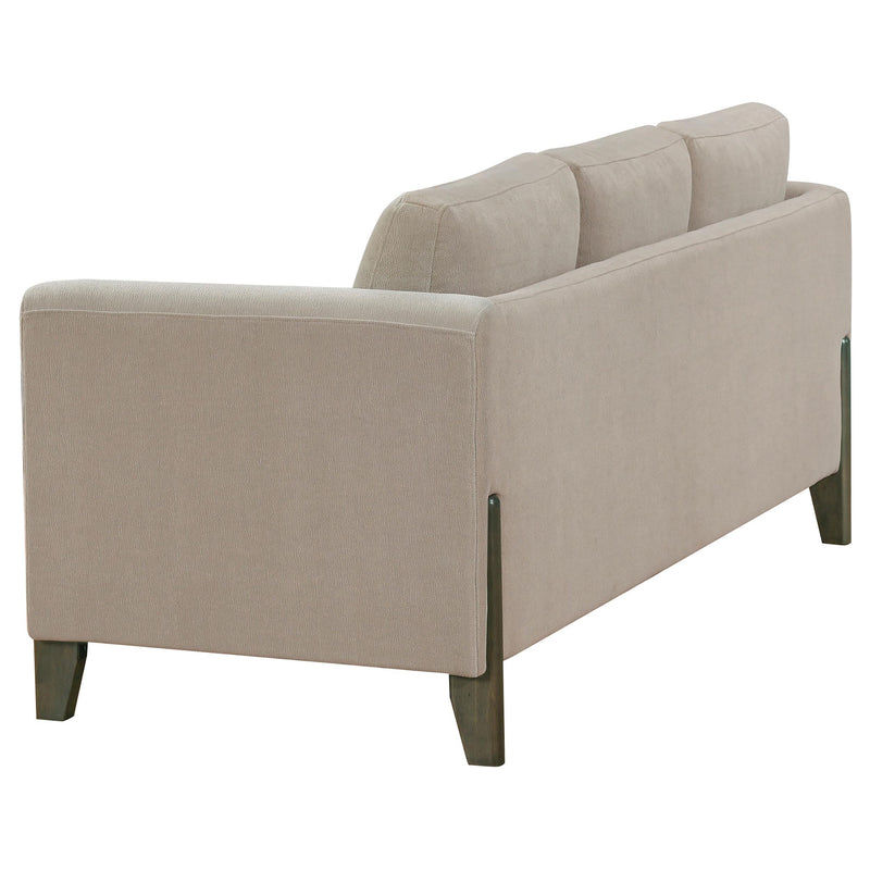 Islington 3-piece Upholstered Panel Arm Sofa Set Taupe - detail 5