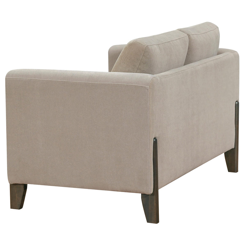 Islington 3-piece Upholstered Panel Arm Sofa Set Taupe - detail 9