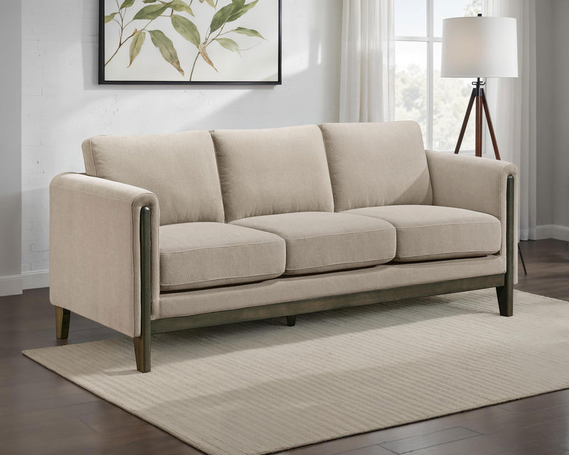 Islington Fabric Upholstered Panel Arm Sofa
