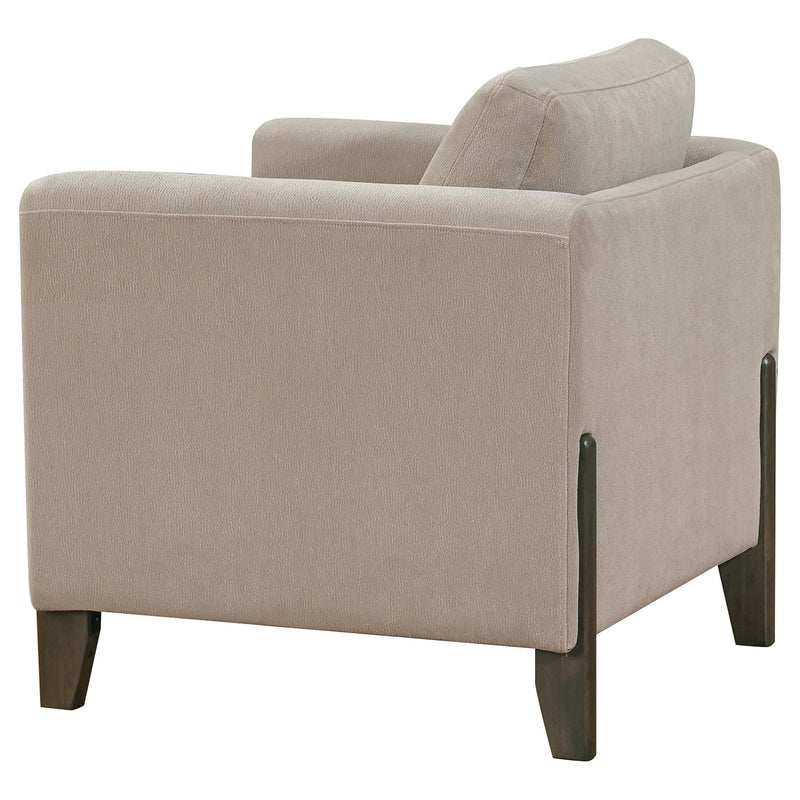 Islington Fabric Upholstered Panel Arm Accent Chair