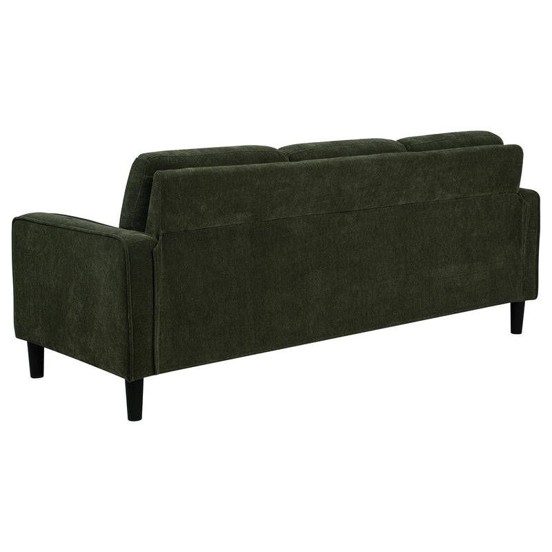 Ruth 3-piece Fabric Upholstered Track Arm Sofa Matcha