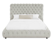 Crownmark Flory Bed - Dove Gray