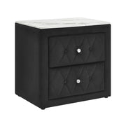 Crownmark Annabelle Nightstand - Black