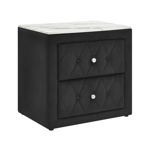 Crownmark Annabelle Nightstand - Black