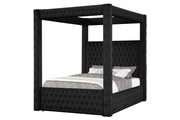 Crownmark Annabelle Canopy Bed - Black