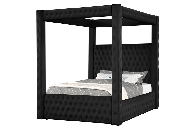 Crownmark Annabelle Canopy Bed - Black