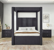 Crownmark Jayla Canopy Bed - Black