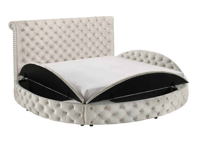 Crownmark Brigitte Bed - Ivory