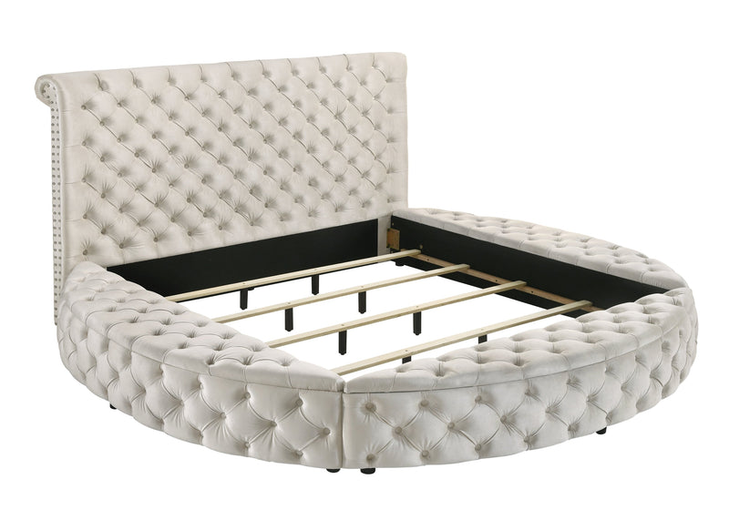 Crownmark Brigitte Bed - Ivory