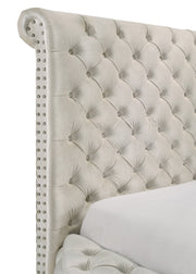Crownmark Brigitte Bed - Ivory
