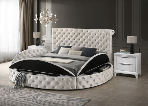 Crownmark Brigitte Bed - Ivory