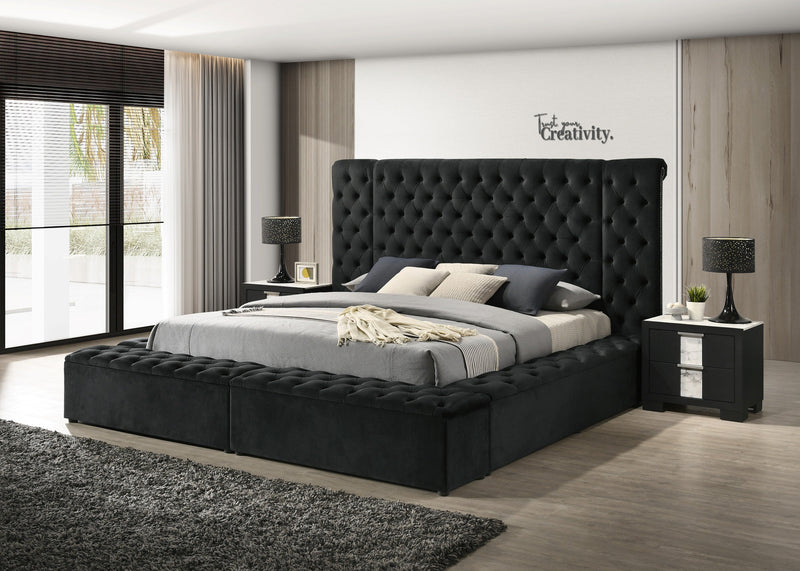 Crownmark Liliana Bed - Black