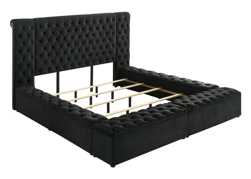 Crownmark Liliana Bed - Black