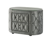 Crownmark Voltare Nightstand - Grey
