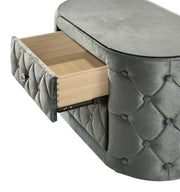 Crownmark Voltare Nightstand - Grey