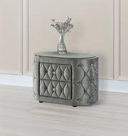 Crownmark Voltare Nightstand - Grey