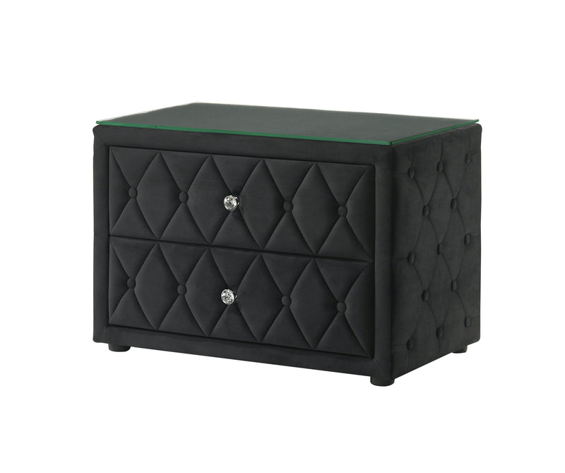 Crownmark Josephine Bed w/ Tv Lift - Black