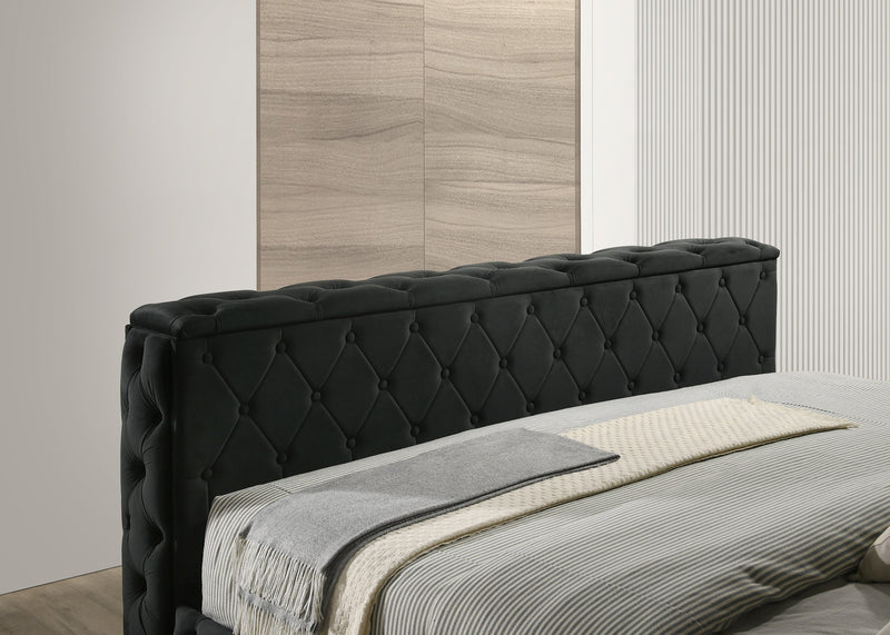 Crownmark Josephine Bed w/ Tv Lift - Black