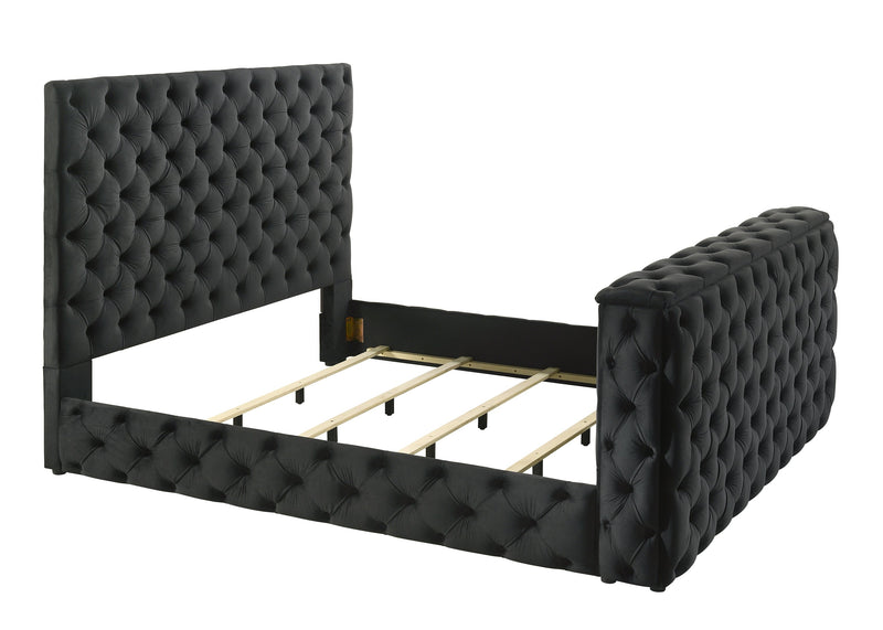 Crownmark Josephine Bed w/ Tv Lift - Black